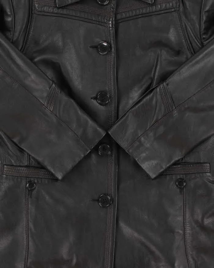 Vintage Danier Iridescent Lined Leather Jacket - L sold by Rokit product image thumbnail 4