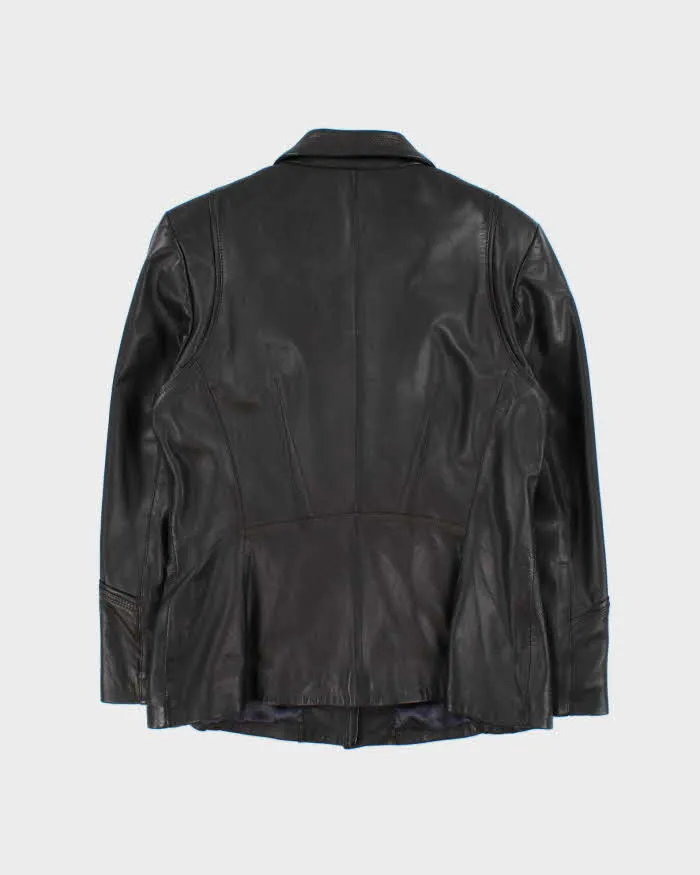 Vintage Danier Iridescent Lined Leather Jacket - L sold by Rokit product image thumbnail 2