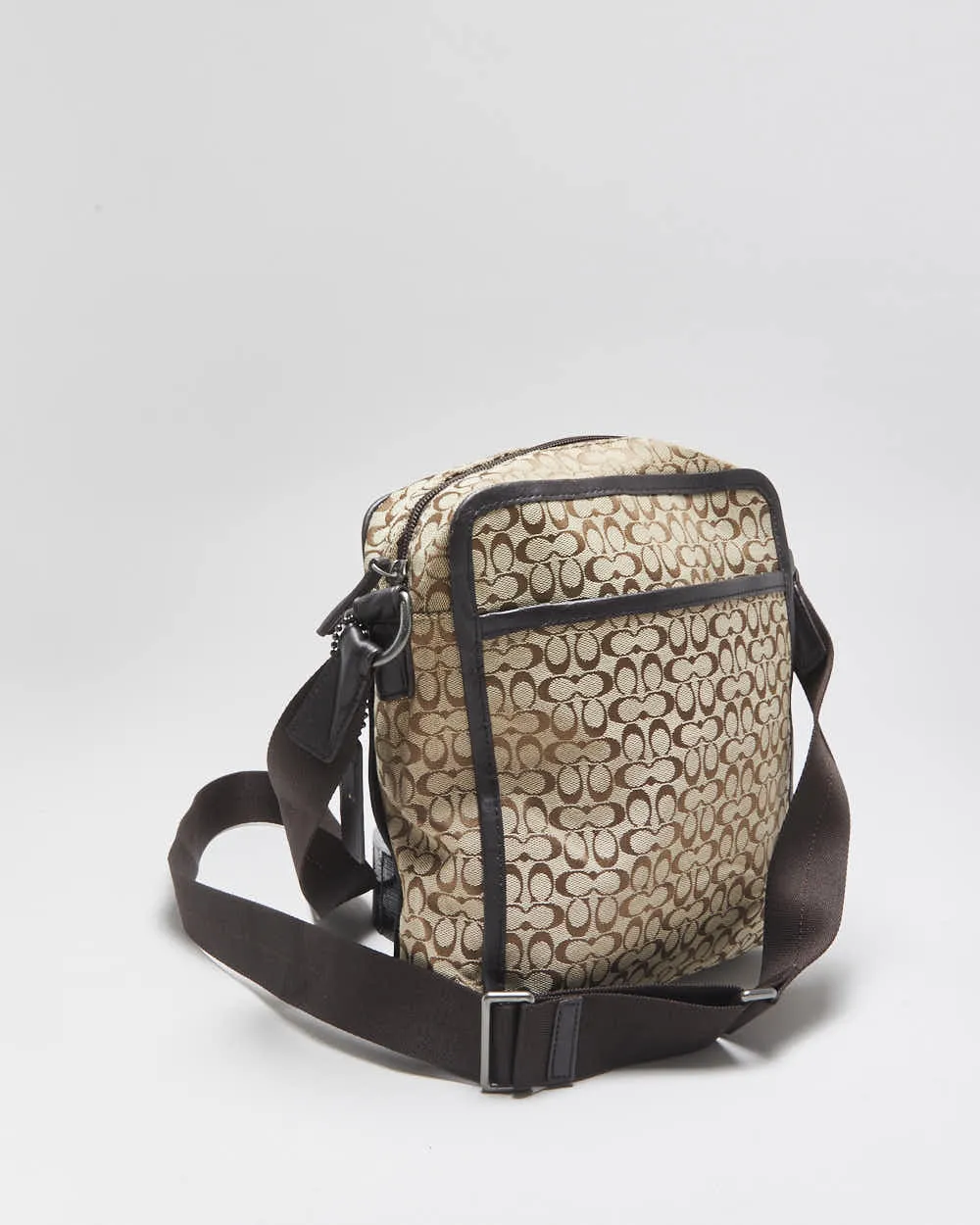 Vintage Y2k 2000s Coach Jacquard Flight Bag sold by Rokit product image thumbnail 2