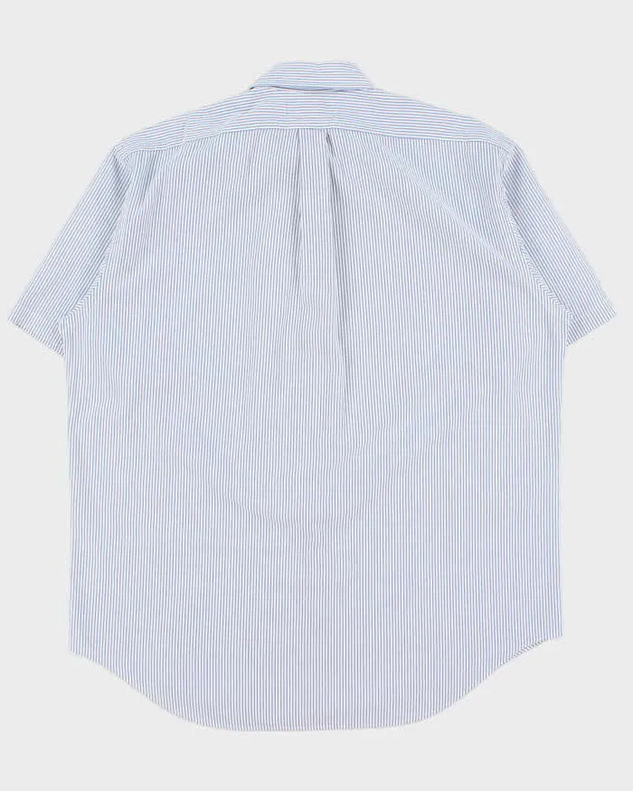 Vintage Ralph Lauren Striped Seersucker Oversized Shirt - L sold by Rokit product image thumbnail 2