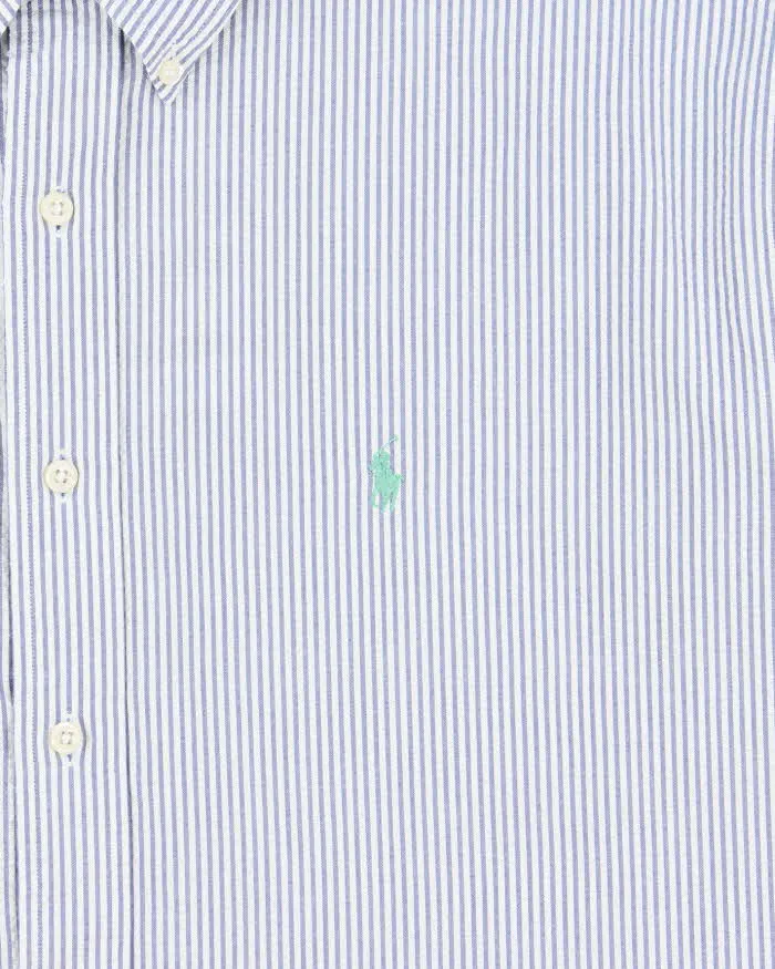 Vintage Ralph Lauren Striped Seersucker Oversized Shirt - L sold by Rokit product image thumbnail 4