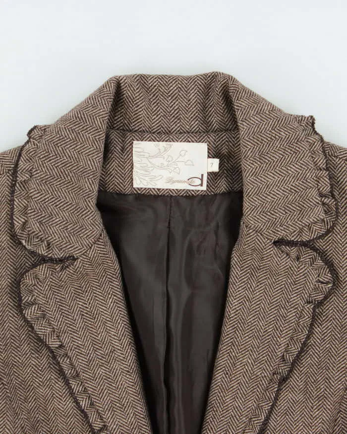Vintage Y2k 2000s Dynamite Wool Blend Short Sleeved Jacket - S sold by Rokit product image thumbnail 5