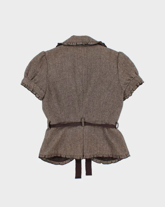 Vintage Y2k 2000s Dynamite Wool Blend Short Sleeved Jacket - S sold by Rokit product image thumbnail 2