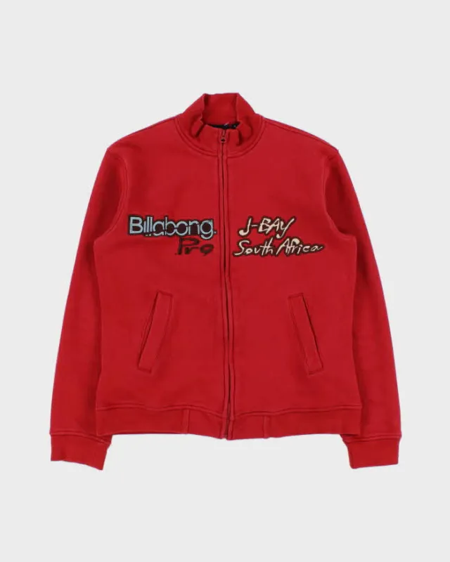 Vintage 2004 Y2K Billabong J-Bay Wildcard Trials Embroidered Zip-Up Sweatshirt - S made by Rokit