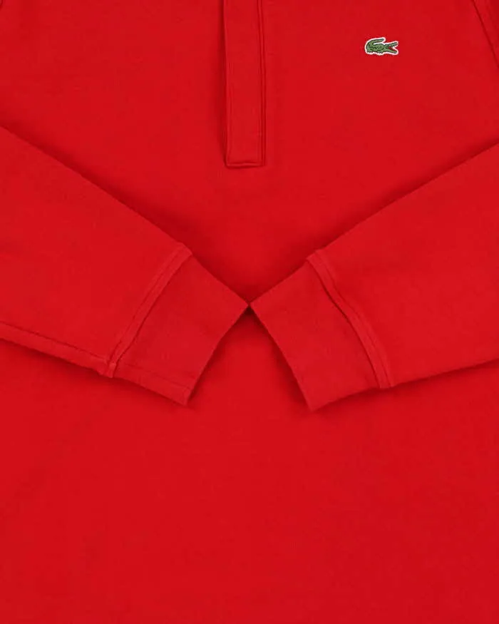 Vintage Y2K 00s Lacoste Classic Quarter-Zip Sweatshirt - L sold by Rokit product image thumbnail 4