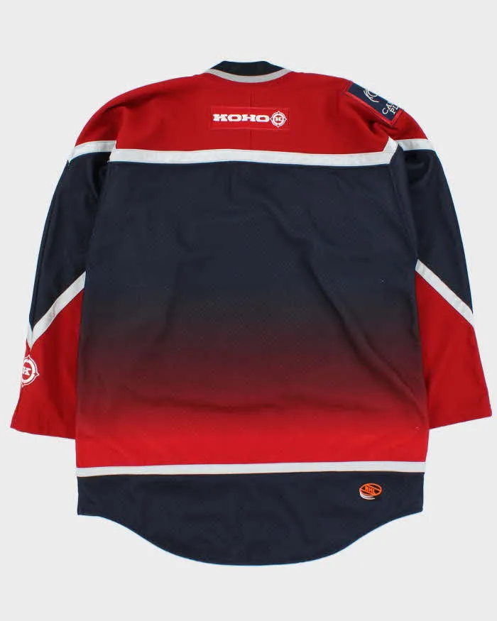 Vintage 2001-02 Koho Vancouver Canucks Gradient Maska Air Knit NHL Jersey - M sold by Rokit product image thumbnail 2