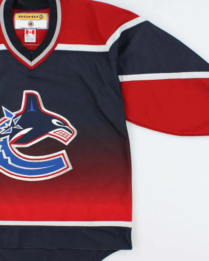 Vintage 2001-02 Koho Vancouver Canucks Gradient Maska Air Knit NHL Jersey - M sold by Rokit product image thumbnail 3