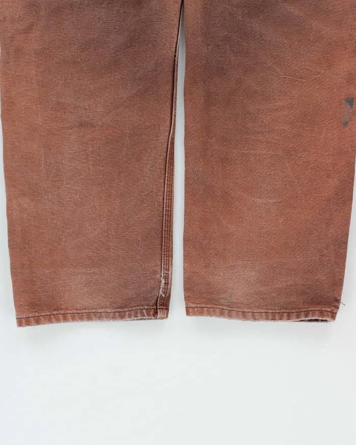Vintage 2009 Y2K Carhartt B01 Elba Duck Canvas Double Knee Made In USA Distressed Loose Original Fit Carpenter Trousers - W32 L28 sold by Rokit product image thumbnail 5