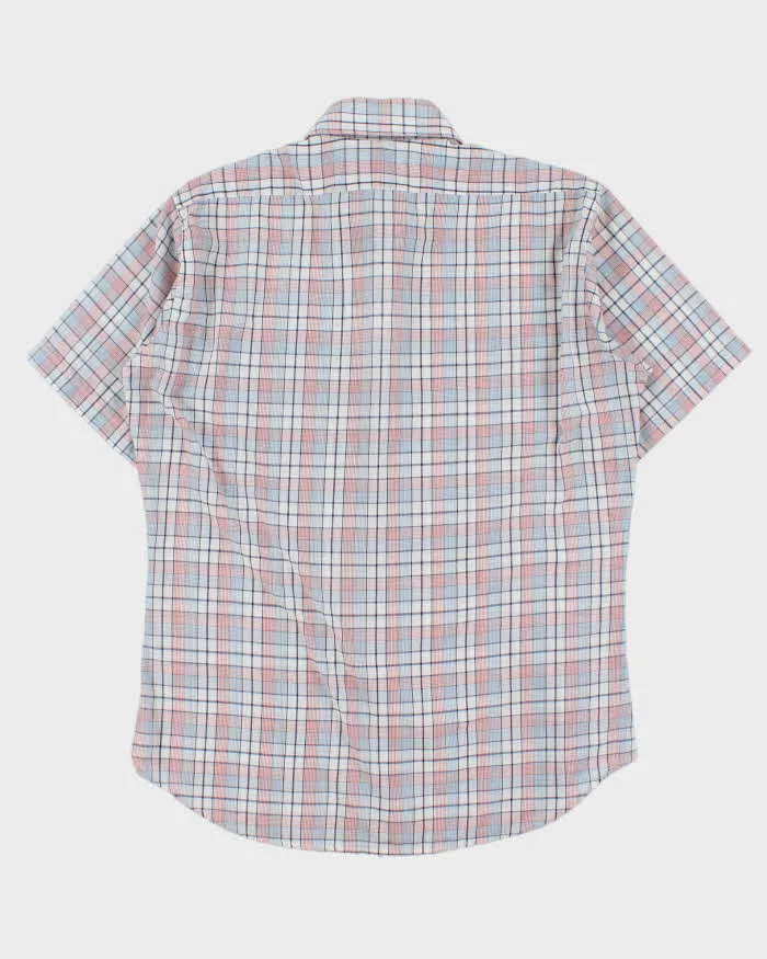 Vintage 1990s Levi's White Tab Made In USA Plaid Short Sleeve Shirt - L sold by Rokit product image thumbnail 2