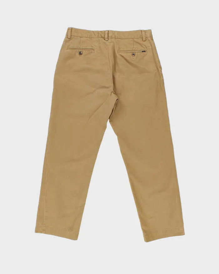 Vintage Polo Ralph Lauren Khaki Classic Relaxed Fit Chino Trousers - W32 L28 sold by Rokit product image thumbnail 2