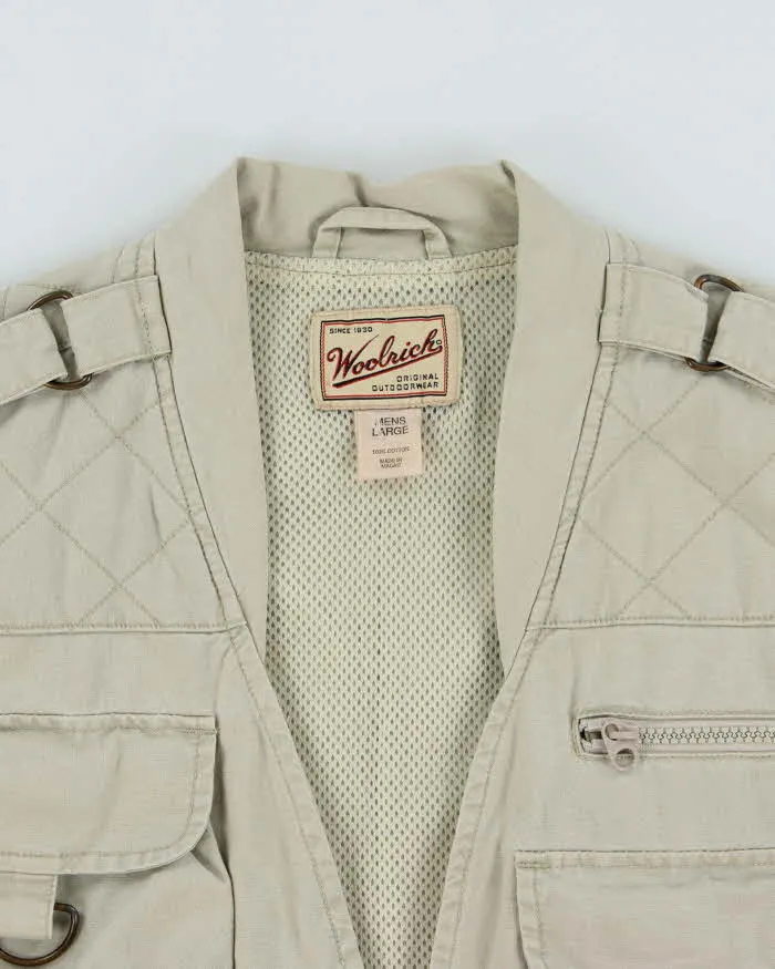 Vintage Woolrich Canvas Multi-Pocket Fisherman Utility Trail Cargo Vest - L sold by Rokit product image thumbnail 5