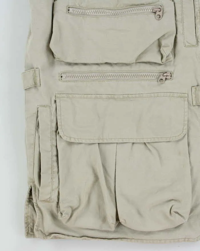 Vintage Woolrich Canvas Multi-Pocket Fisherman Utility Trail Cargo Vest - L sold by Rokit product image thumbnail 4