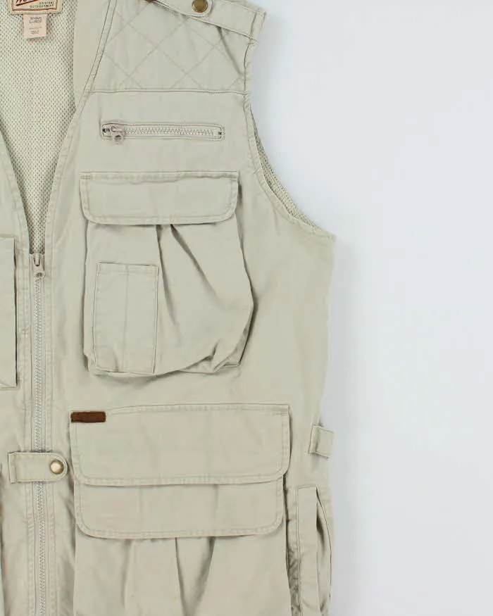 Vintage Woolrich Canvas Multi-Pocket Fisherman Utility Trail Cargo Vest - L sold by Rokit product image thumbnail 3