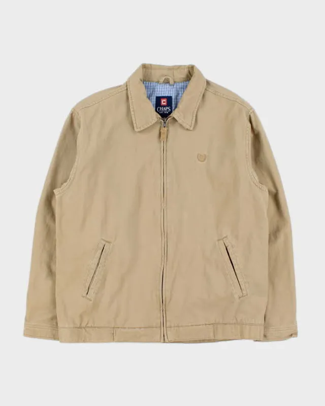 Vintage Y2K 00s Chaps Canvas Harrington Jacket - S made by Chaps
