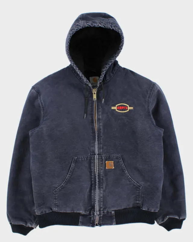 Vintage 2007 Y2K Carhartt J130 MDT Active Duck Canvas Quilt Lined Bomber Jacket - M made by Carhartt