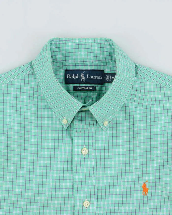 Vintage Y2K 00s Ralph Lauren Windowpane Check Custom Fit Long Sleeve Shirt - M sold by Rokit product image thumbnail 5