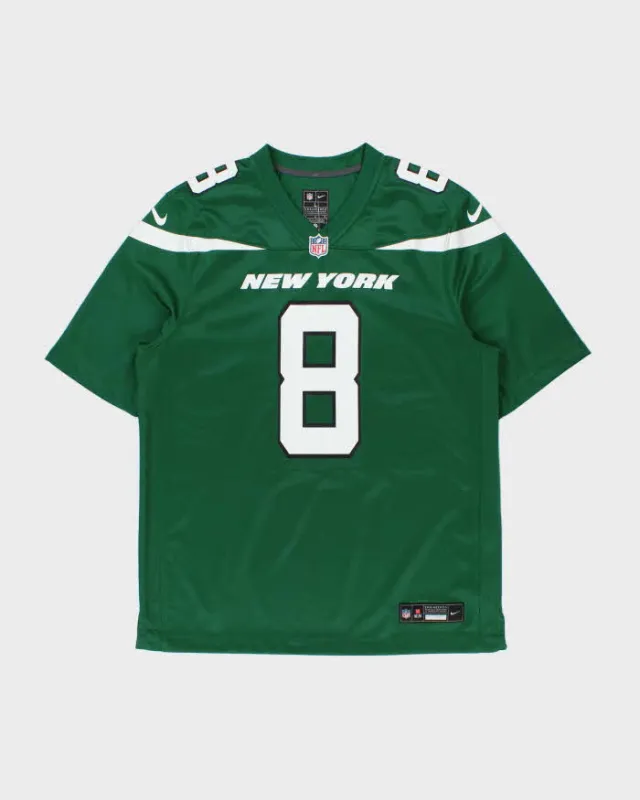 2022-23 Nike New York Jets NFLPA Rodgers #8 Home Jersey - L made by Nike
