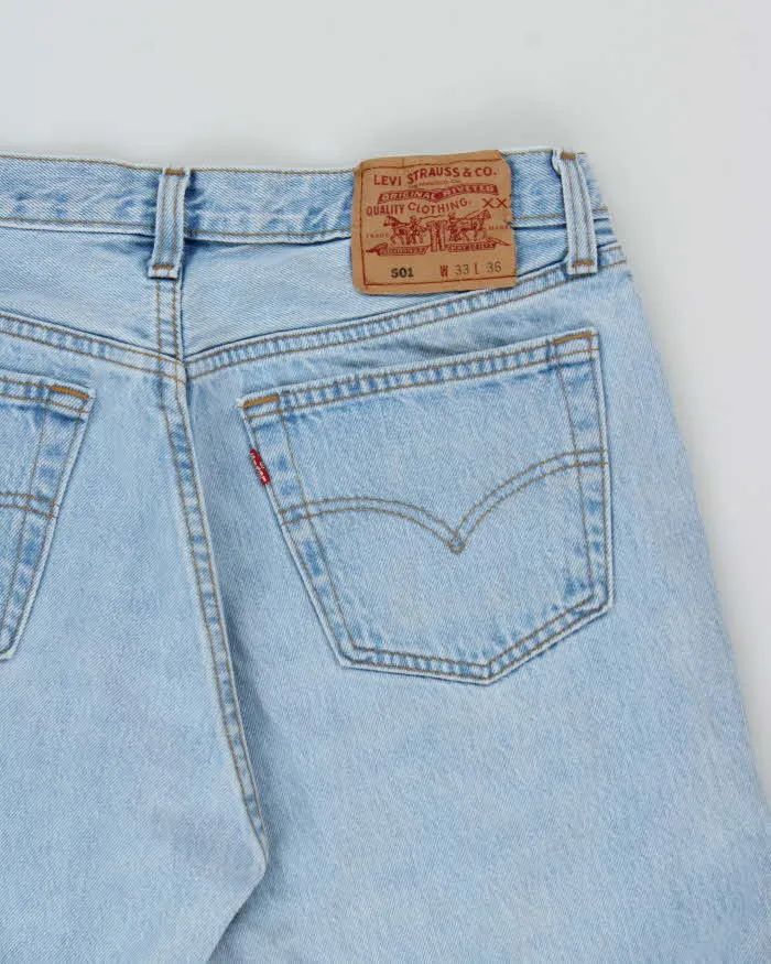 Vintage 1996 Levi's 501 Red Batwing Made In Canada Jeans - W31 L35 sold by Rokit product image thumbnail 4