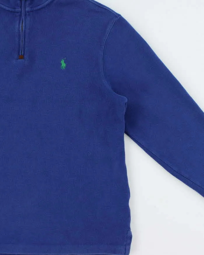 Vintage Polo Ralph Lauren Heavyweight Classic Quarter-Zip Sweatshirt - M sold by Rokit product image thumbnail 3
