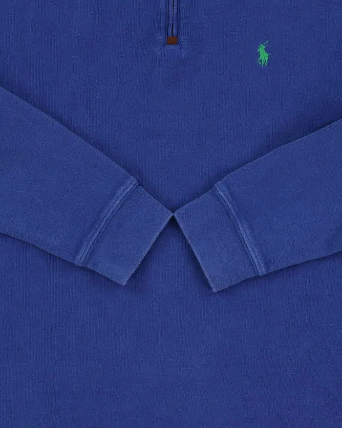 Vintage Polo Ralph Lauren Heavyweight Classic Quarter-Zip Sweatshirt - M sold by Rokit product image thumbnail 4