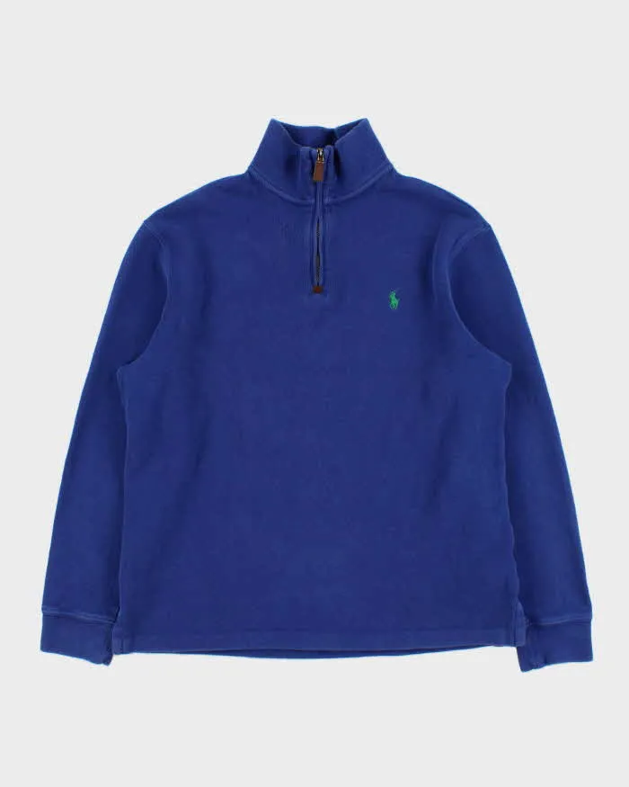 Vintage Polo Ralph Lauren Heavyweight Classic Quarter-Zip Sweatshirt - M sold by Rokit