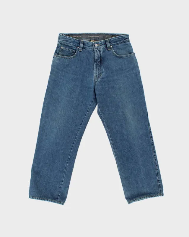 Vintage Y2K 00s Ermenegildo Zegna Mid-Rise Relaxed Straight Leg Denim Jeans - W30 L26 made by Ermenegildo Zegna