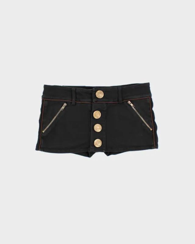 Vintage Y2k 00s D.I.A Eyelet Micro Skort - S made by Rokit
