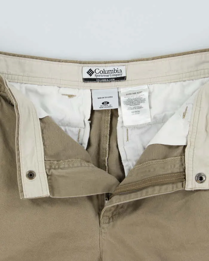 Vintage Y2K 00s Columbia Loose Fit Khaki Canvas Technical Cargo Shorts - W32 sold by Rokit product image thumbnail 5