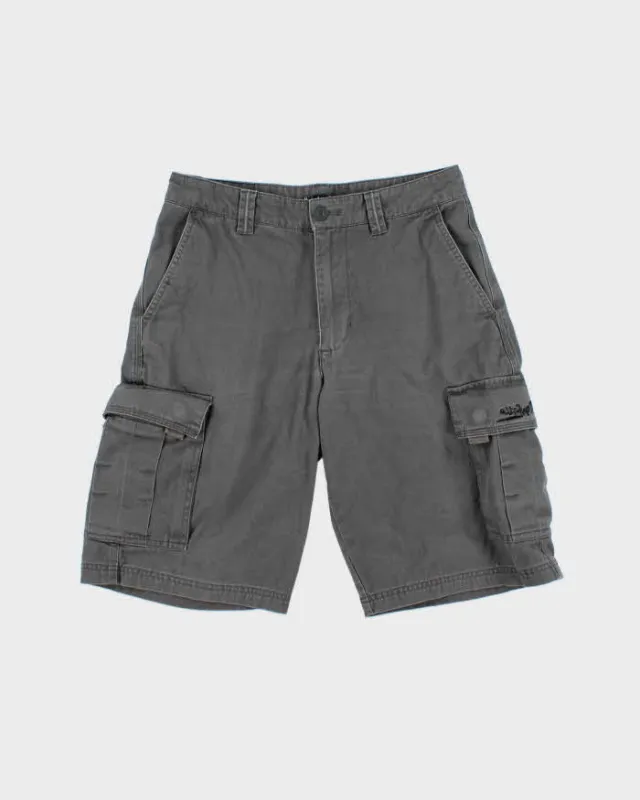 Vintage Y2K 00s Quiksilver Loose Fit Canvas Cargo Shorts - W29 made by Rokit