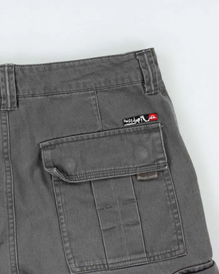 Vintage Y2K 00s Quiksilver Loose Fit Canvas Cargo Shorts - W29 sold by Rokit product image thumbnail 4