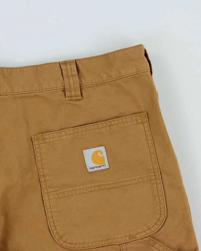 Vintage Carhartt Tan Rugged Flex Canvas Utility Relaxed Fit Carpenter Shorts - W36 sold by Rokit product image thumbnail 4