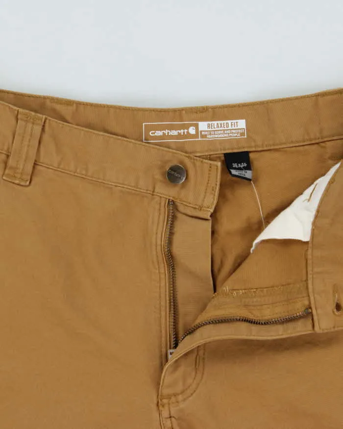 Vintage Carhartt Tan Rugged Flex Canvas Utility Relaxed Fit Carpenter Shorts - W36 sold by Rokit product image thumbnail 5