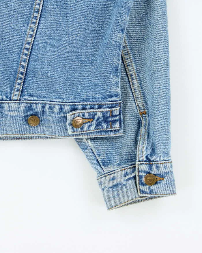 Vintage 1990s Guess Jeans USA Light Wash Boxy Denim Jacket - M sold by Rokit product image thumbnail 5