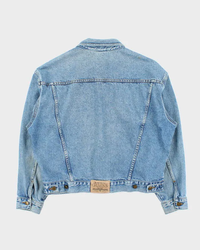 Vintage 1990s Guess Jeans USA Light Wash Boxy Denim Jacket - M sold by Rokit product image thumbnail 2