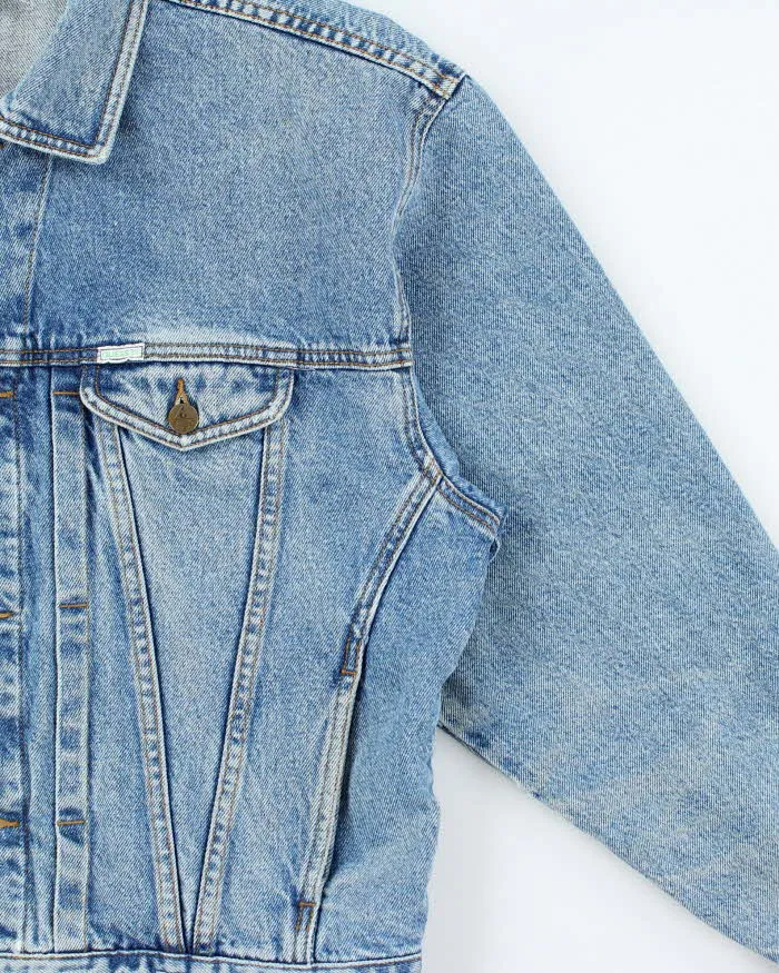 Vintage 1990s Guess Jeans USA Light Wash Boxy Denim Jacket - M sold by Rokit product image thumbnail 3