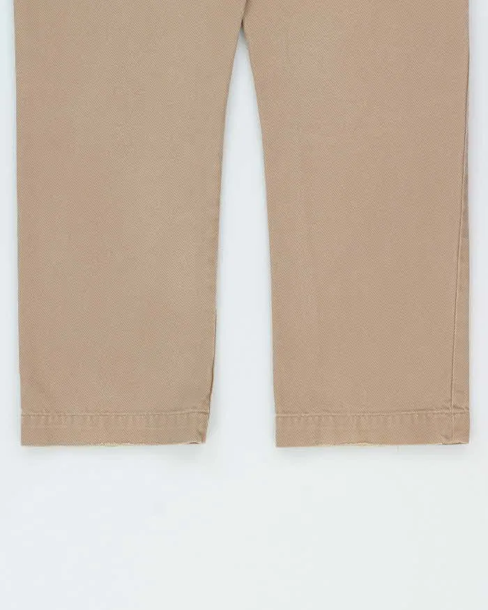 Vintage Stussy Khaki Relaxed Tapered Skate Chino Trousers - W34 L30 sold by Rokit product image thumbnail 5
