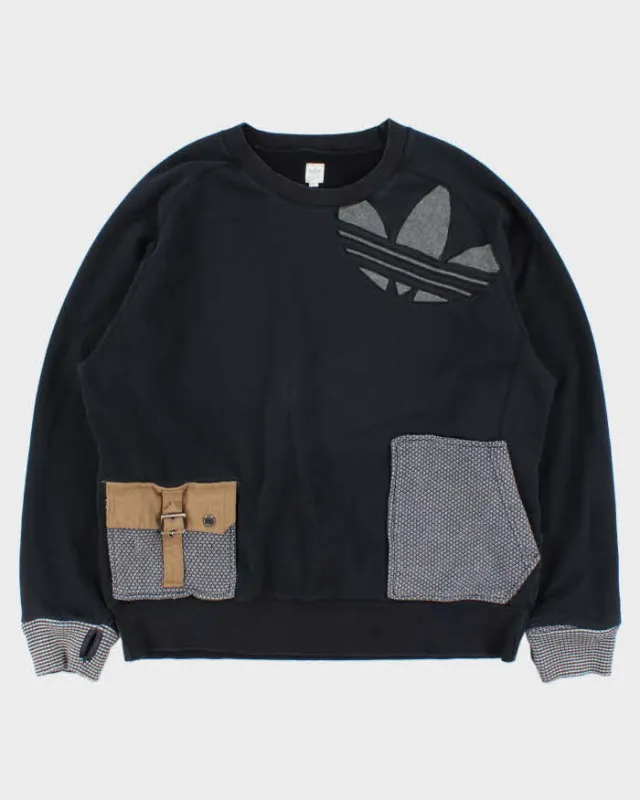Vintage Y2K 00s Adidas Originals Heavyweight Custom Crewneck Sweatshirt - L made by Adidas