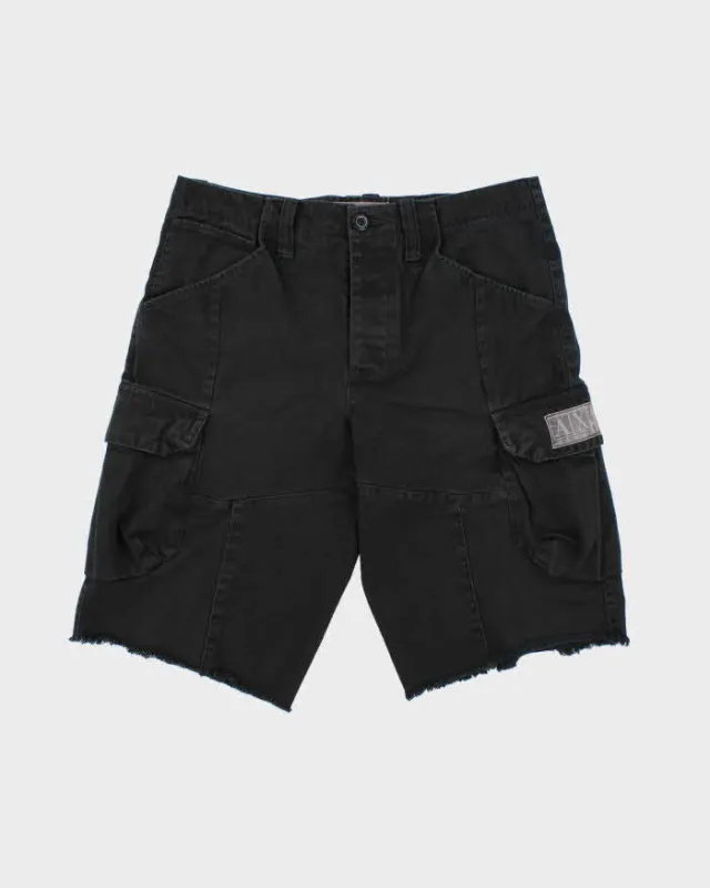 Vintage Armani Exchange Heavyweight Canvas Relaxed Fit Cargo Shorts - W34 made by Giorgio Armani