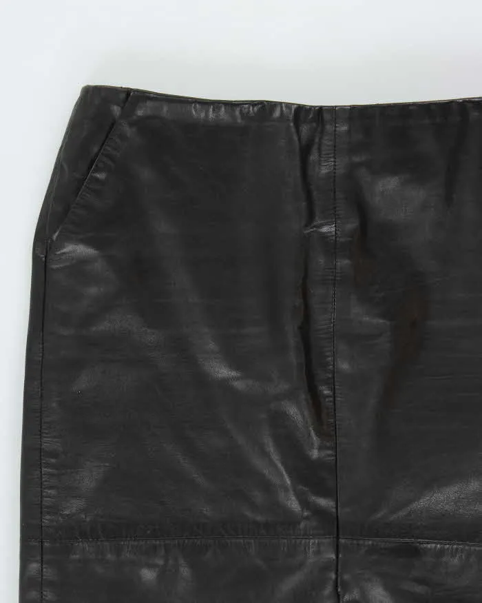 Vintage 1990s Rudsak Structured Leather Skirt - XS sold by Rokit product image thumbnail 3