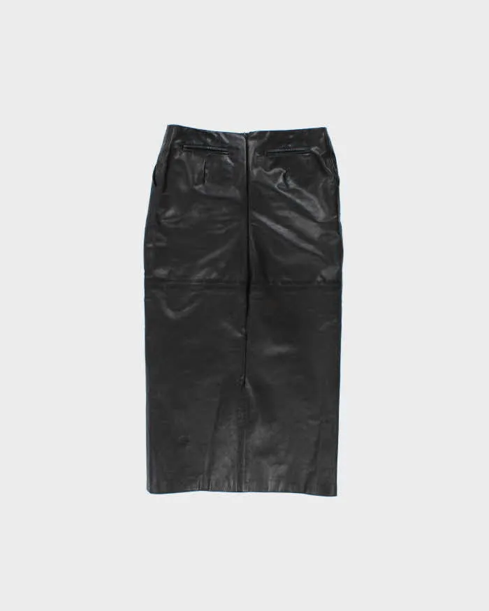 Vintage 1990s Rudsak Structured Leather Skirt - XS sold by Rokit product image thumbnail 2