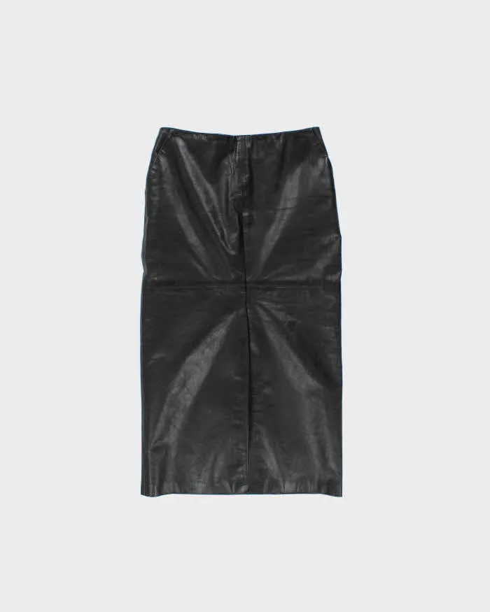 Vintage 1990s Rudsak Structured Leather Skirt - XS sold by Rokit