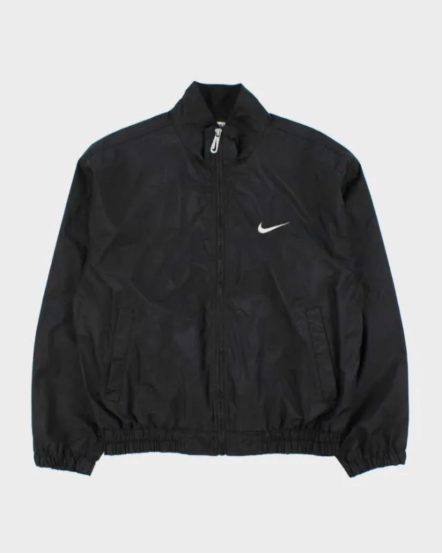 Vintage 1990s Nike Embroidered Swoosh Lightweight Shell Bomber Jacket - S made by Nike