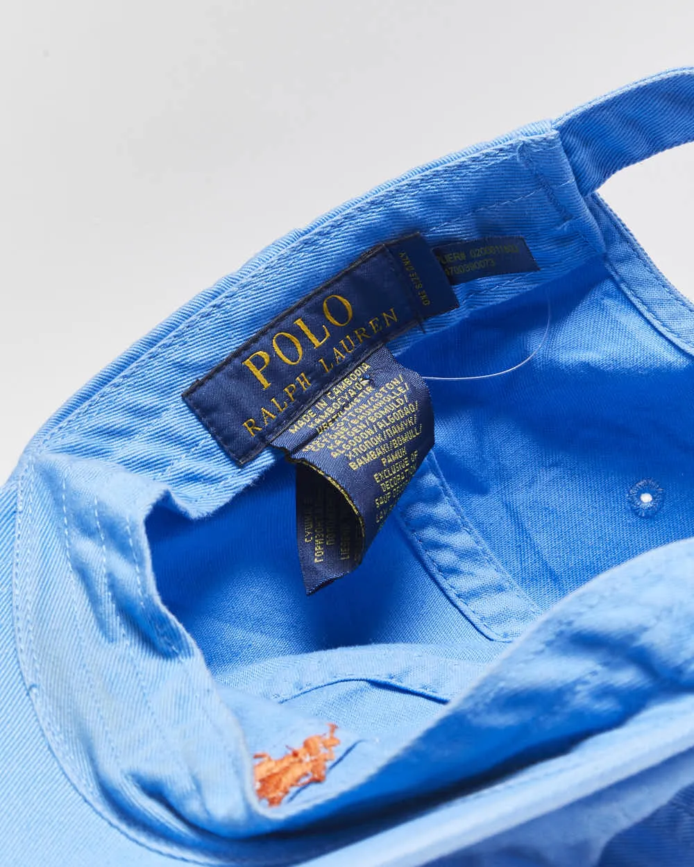 Vintage Polo Ralph Lauren Signature Pony Canvas Baseball Cap - OS sold by Rokit product image thumbnail 4