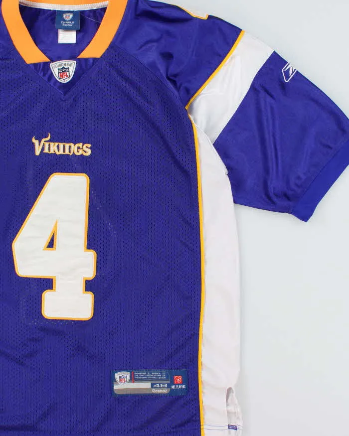 Vintage 2009-10 Reebok Equipment On Field Minnesota Vikings Favre #4 NFL Home Jersey - M sold by Rokit product image thumbnail 3