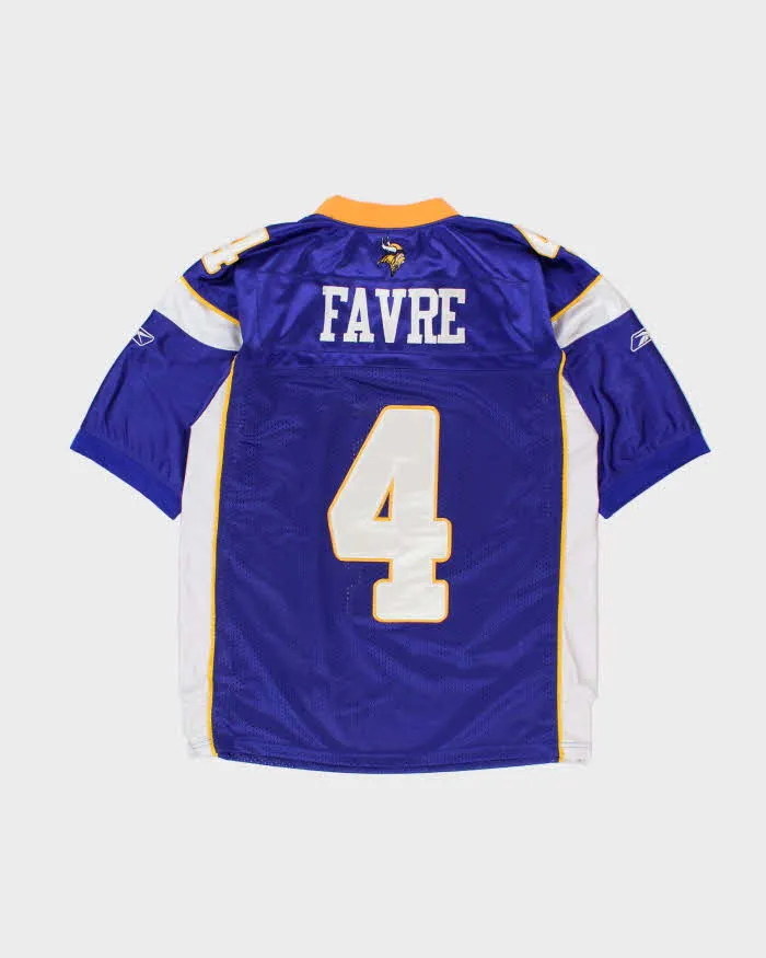Vintage 2009-10 Reebok Equipment On Field Minnesota Vikings Favre #4 NFL Home Jersey - M sold by Rokit product image thumbnail 2