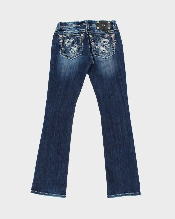 Vintage Y2k 2000s Miss Me Rhinestone Bootcut Jeans - W30 L33 sold by Rokit product image thumbnail 2