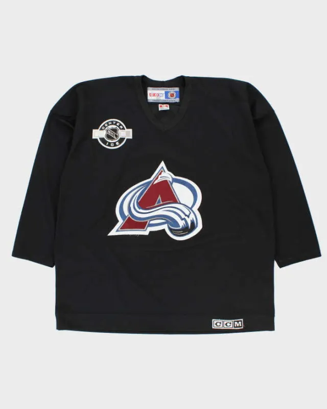 Vintage 2000-01 CCM Colorado Avalanche Center Ice NHL Jersey - XL made by Rokit