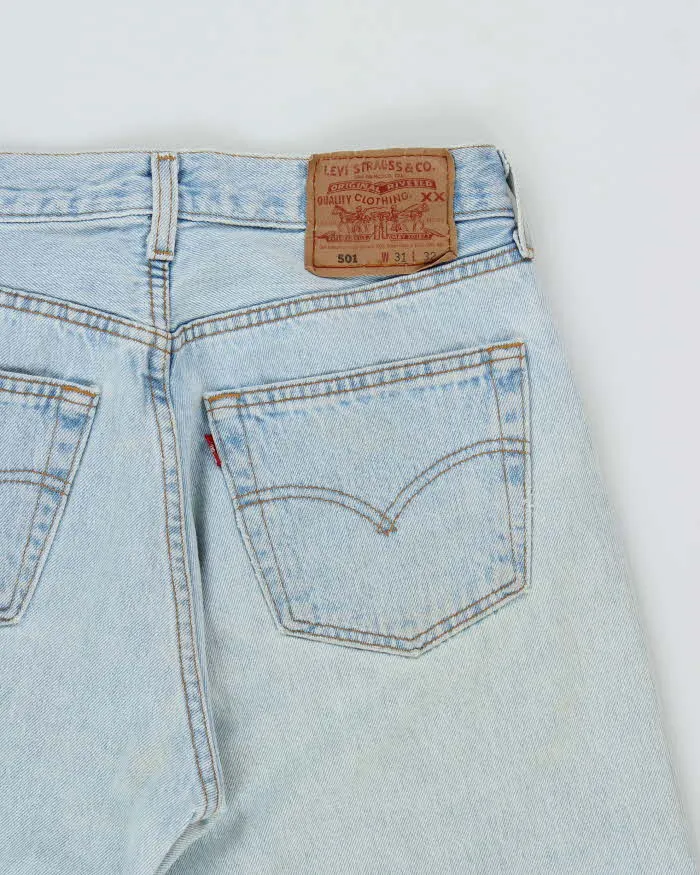 Vintage 1995 Levi's 501 Red Batwing Made In USA Jeans - W29 L31 sold by Rokit product image thumbnail 4