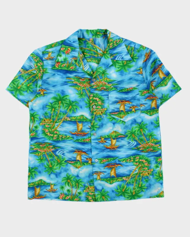 Vintage 1970s Made In USA Aloha Hawaiian Shirt - M made by Rokit