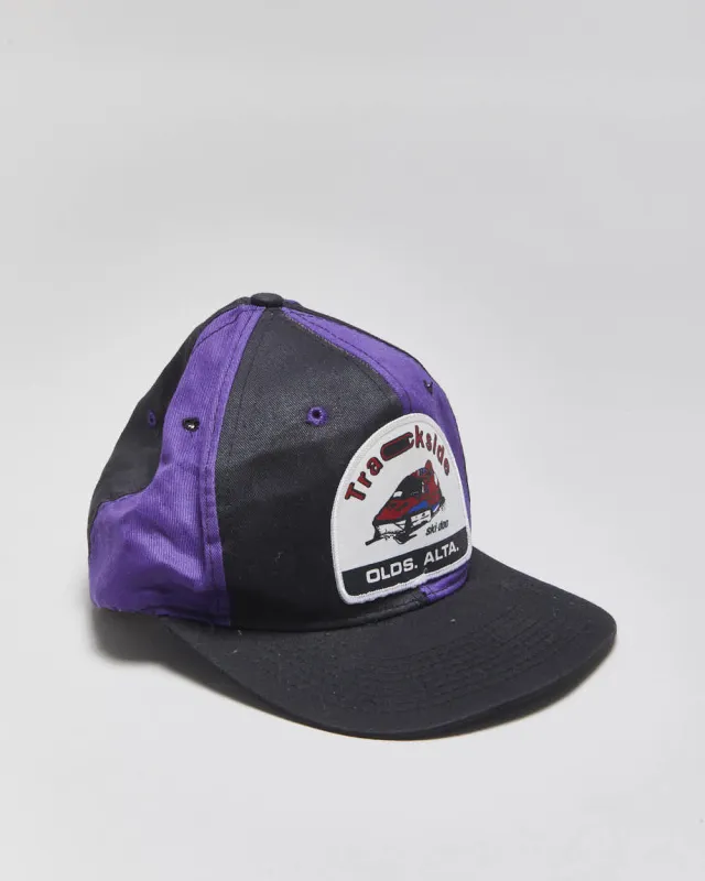 Vintage 1990s Ski-Doo Trackside Two-Tone Flat Bill Snapback - OS made by Rokit